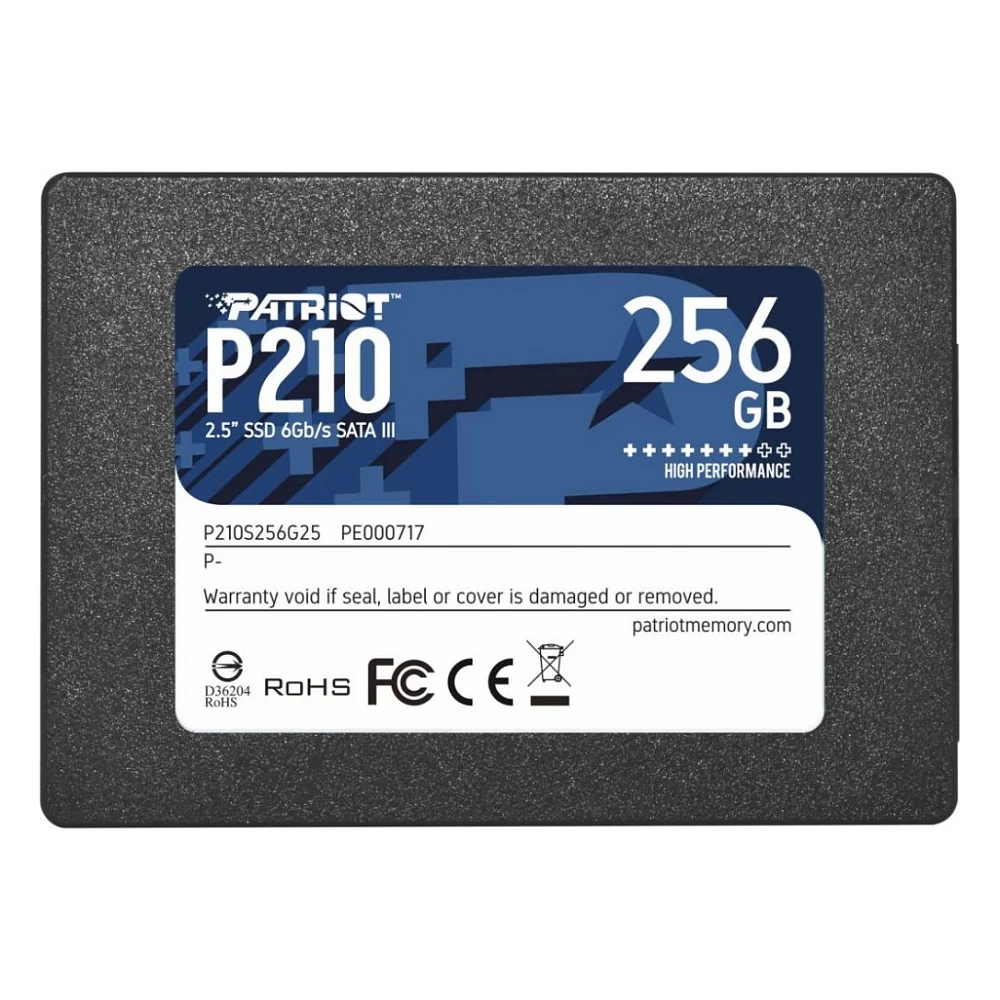 Накопичувач SSD 2.5" 256GB Patriot (P210S256G25)