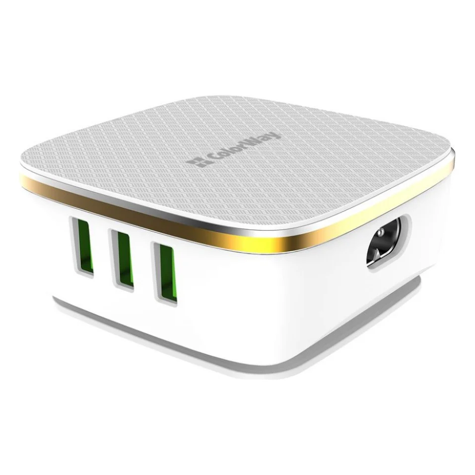 Зарядний пристрій ColorWay 6USB (1QC3.0 + 5 AUTO ID) 7A (35W) white (CW-CHS019Q-WT) — фото 2