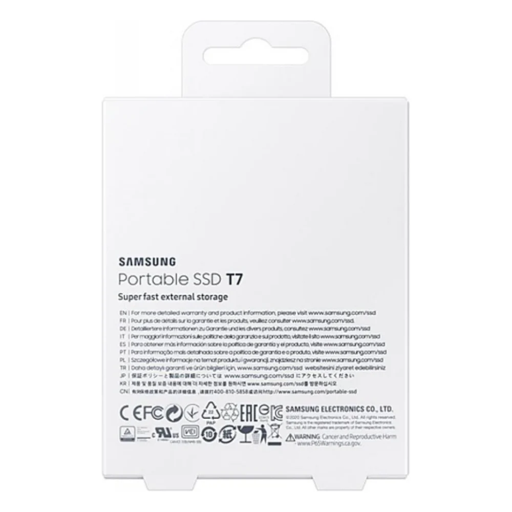 Накопичувач SSD USB 3.2 500GB T7 Samsung (MU-PC500R/WW) — фото 8