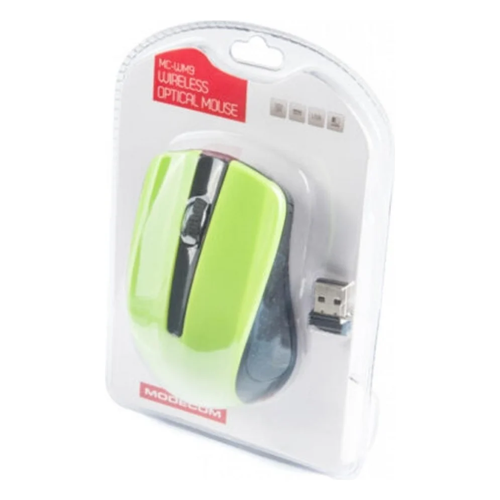 Мишка Modecom MC-WM9 Wireless Black-Green (M-MC-0WM9-180) — фото 5