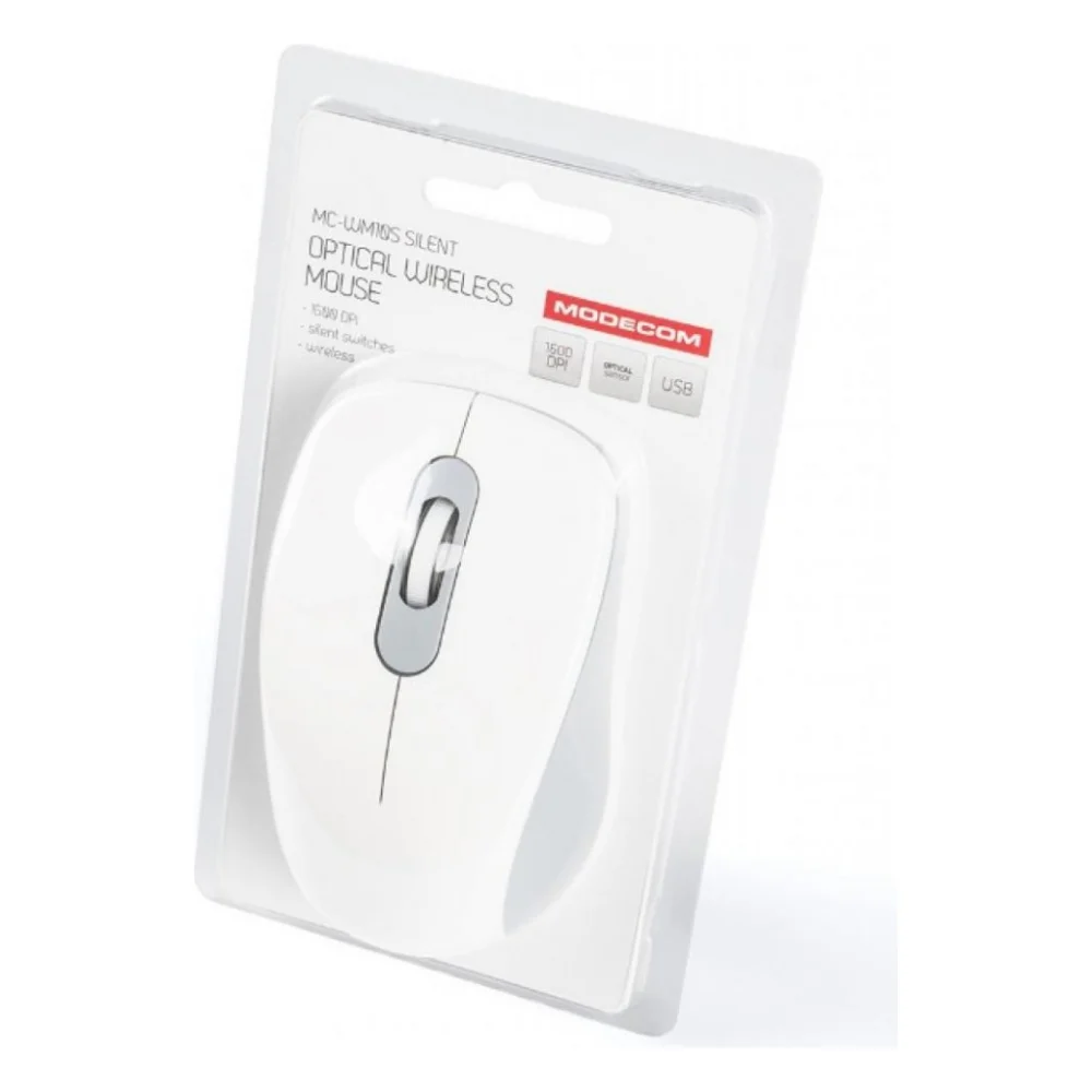 Мишка Modecom MC-WM10S Silent Wireless White (M-MC-WM10S-200) — фото 6