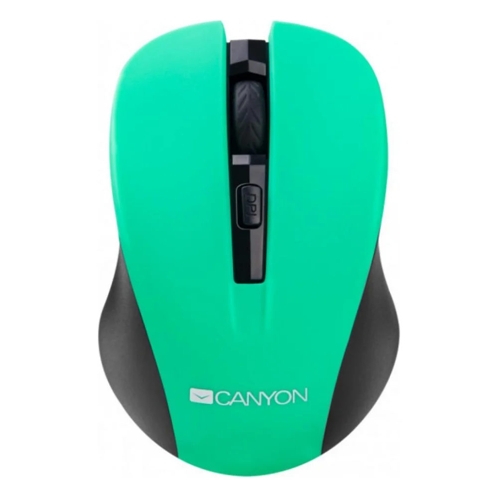 Мишка Canyon CNE-CMSW1GR Wireless Black-Green (CNE-CMSW1GR) — фото 2