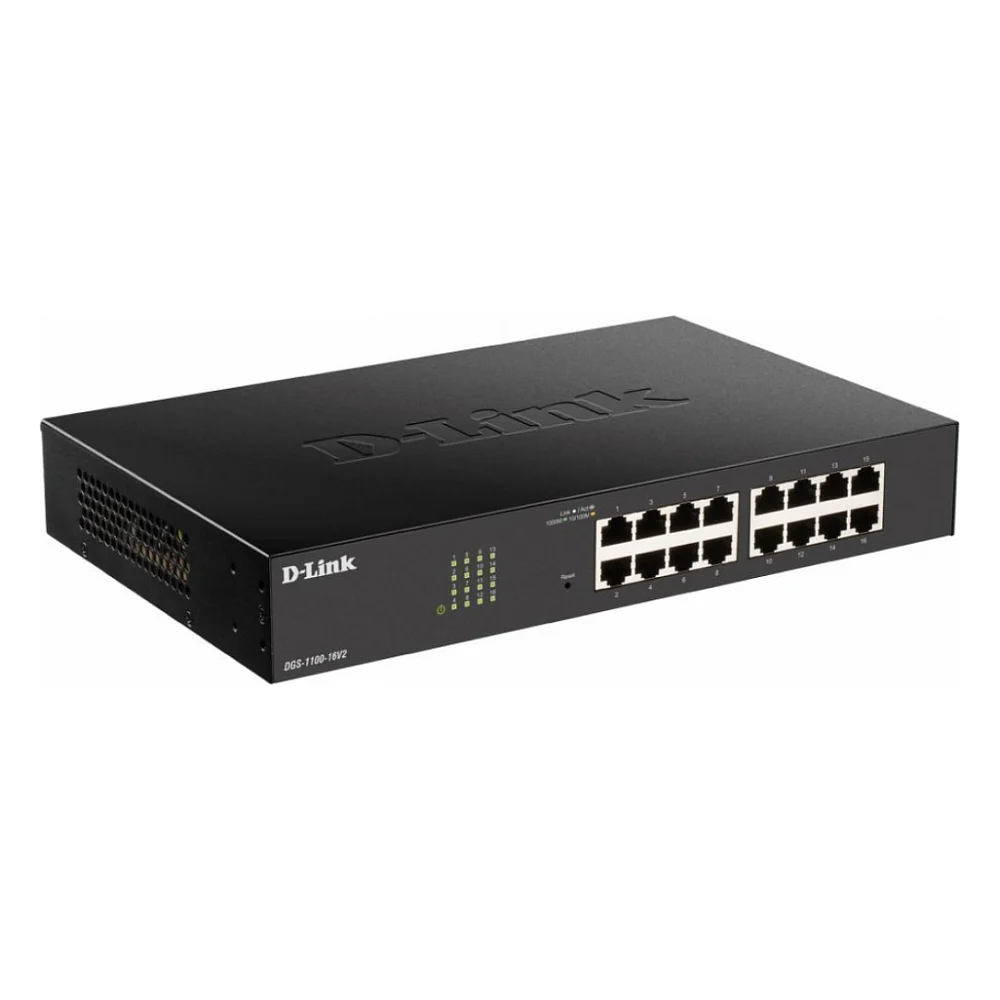 Комутатор мережевий D-Link DGS-1100-16V2