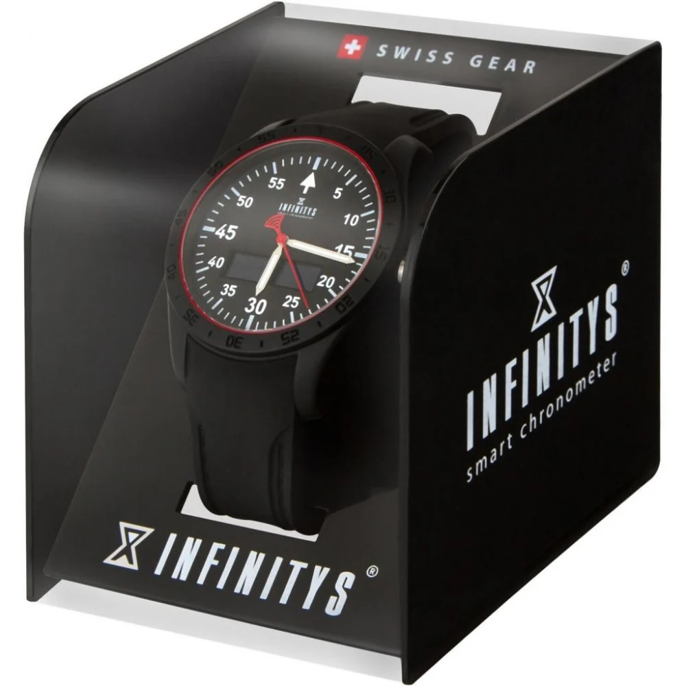 Смарт-годинник Atrix INFINITYS X20 45mm Swiss Sport Chrono Black-silicone Смарт-г (swwpaii2sscbs) — фото 4