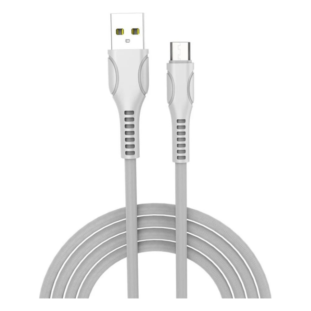 Кабель ColorWay USB 2.0 AM to Micro 5P 1.0m line-drawing white (CW-CBUM028-WH)