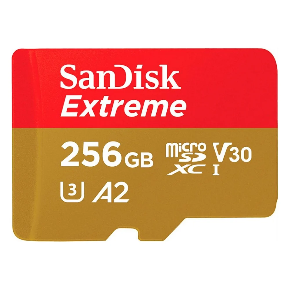 Карта пам'яті SanDisk 256GB microSD class 10 UHS-I U3 V30 A2 Extreme Mobile Gaming (SDSQXA1-256G-GN6GN)
