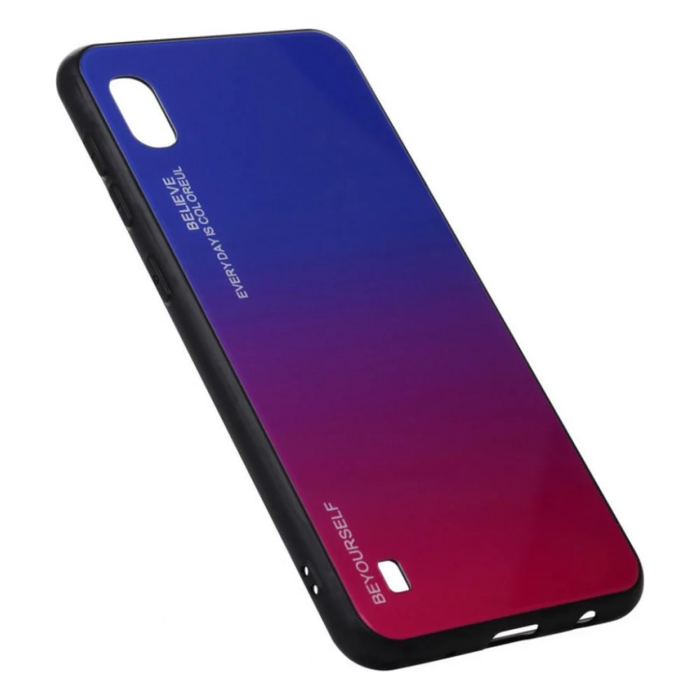 Чохол до моб. телефона BeCover Gradient Glass Samsung Galaxy M10 2019 SM-M105 Blue-Red (703868) — фото 2