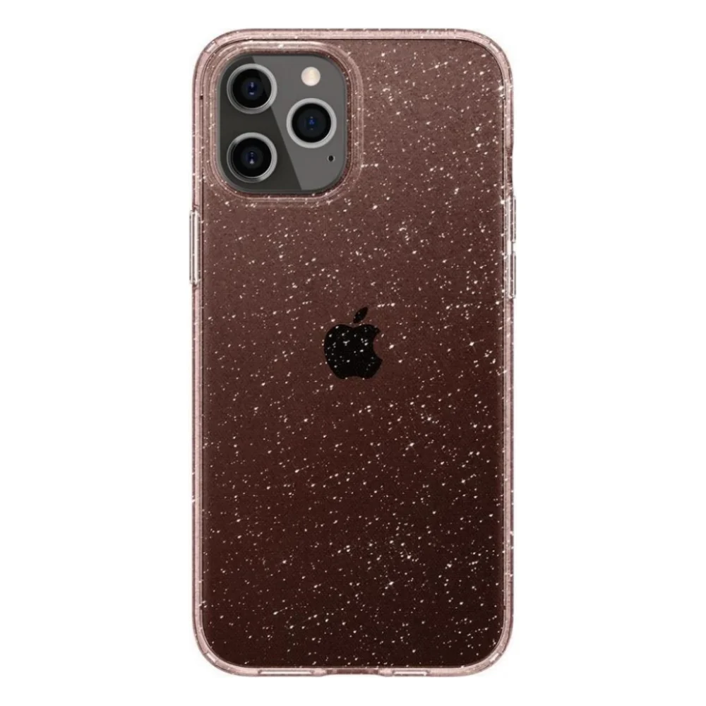 Чохол до моб. телефона Spigen iPhone 12 / 12 Pro Liquid Crystal Glitter, Rose Quartz (ACS01699)