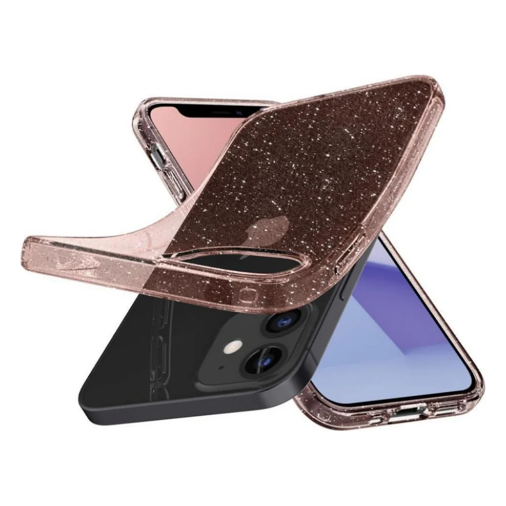 Чохол до моб. телефона Spigen iPhone 12 mini Liquid Crystal Glitter, Rose Quartz (ACS01742) — фото 7