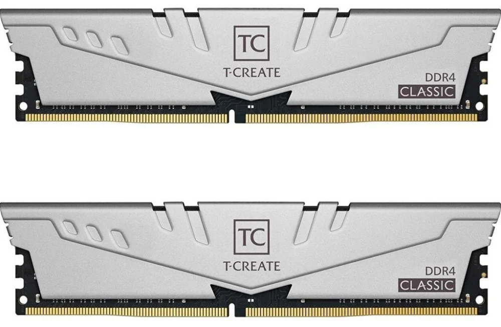 Модуль пам'яті для комп'ютера DDR4 16GB (2x8GB) 2666 MHz T-Create Classic 10L Gray Team (TTCCD416G2666HC19DC01)