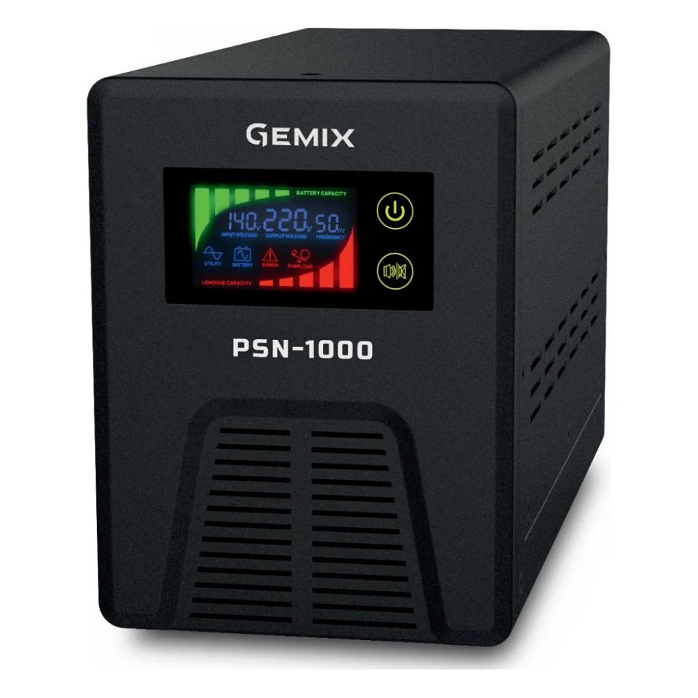 Пристрій безперебійного живлення Gemix PSN-1000 (PSN1000VA)
