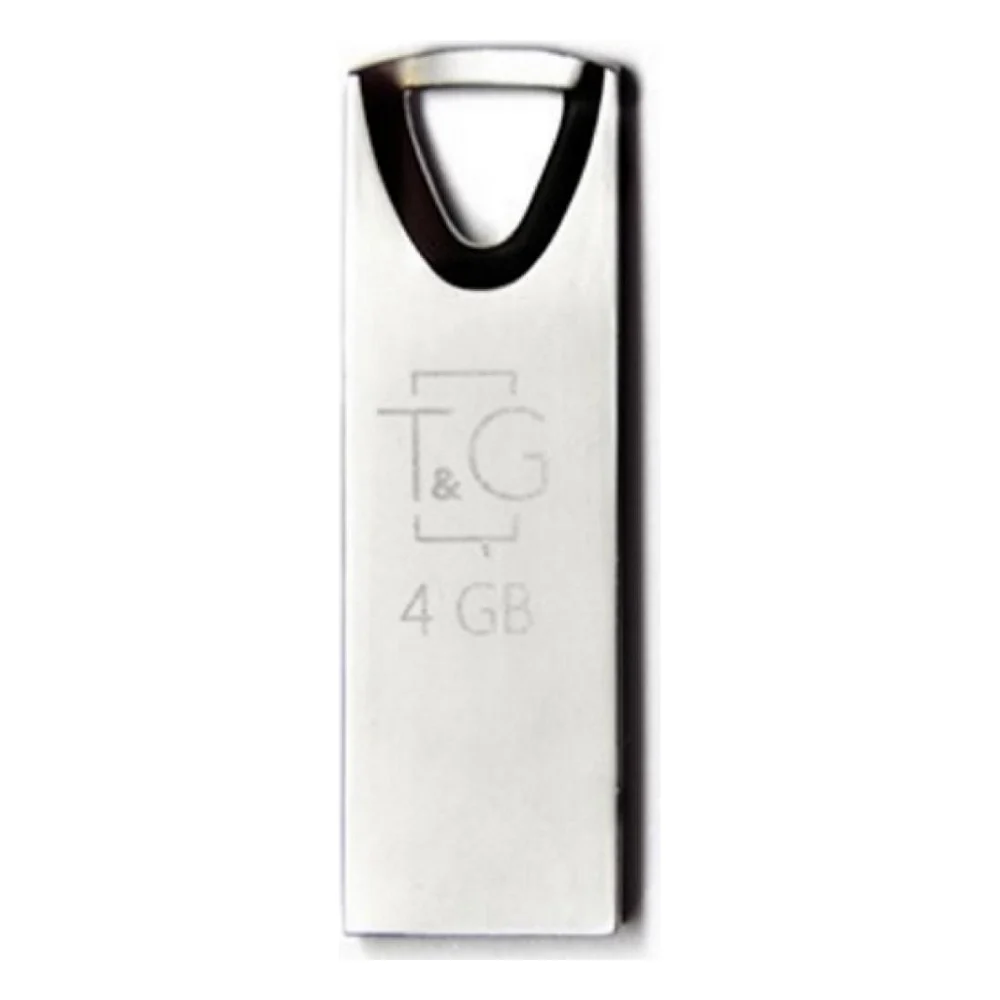 USB флеш накопичувач T&G 4GB 117 Metal Series Silver USB 2.0 (TG117SL-4G)