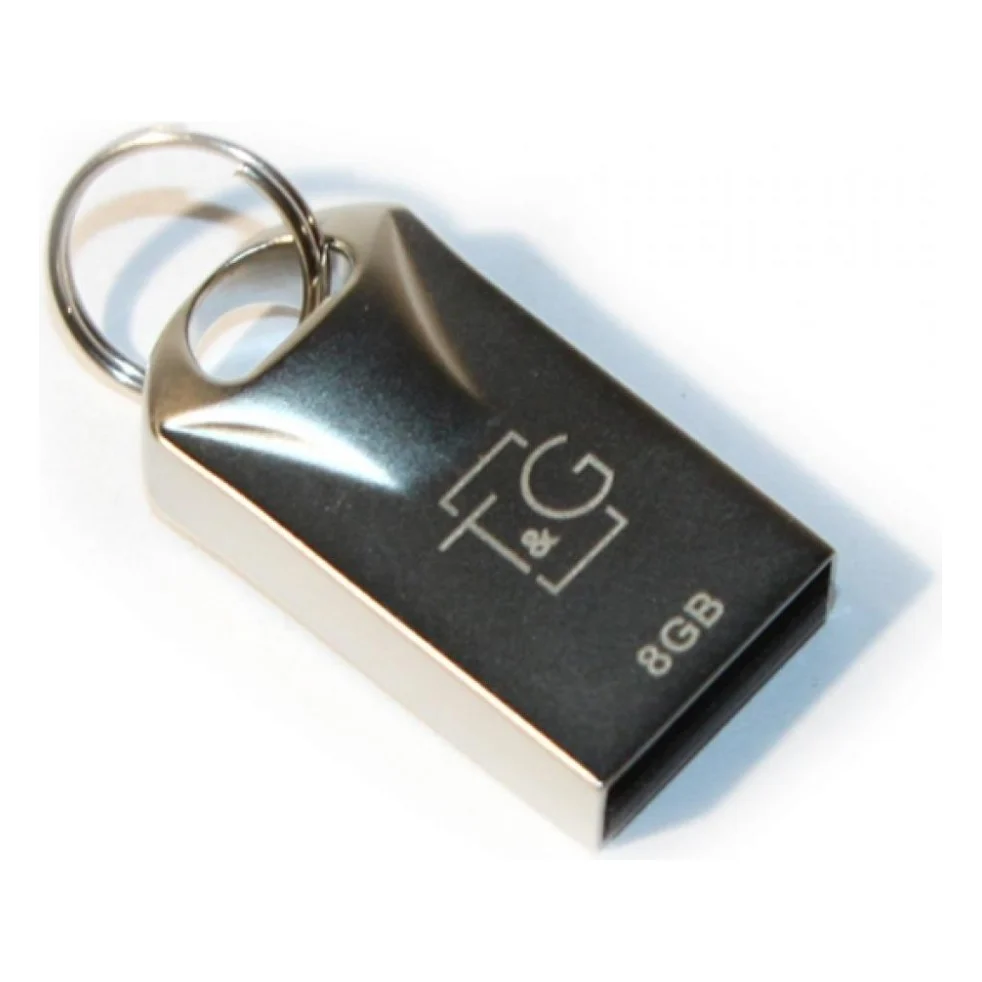 USB флеш накопичувач T&G 8GB 106 Metal Series Silve USB 2.0 (TG106-8G)