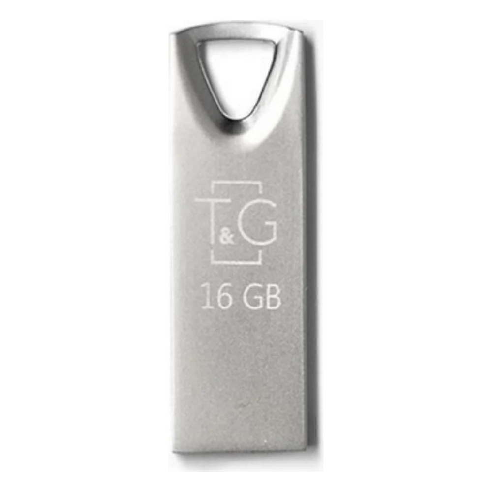 USB флеш накопичувач T&G 16GB 117 Metal Series Silver USB 2.0 (TG117SL-16G)
