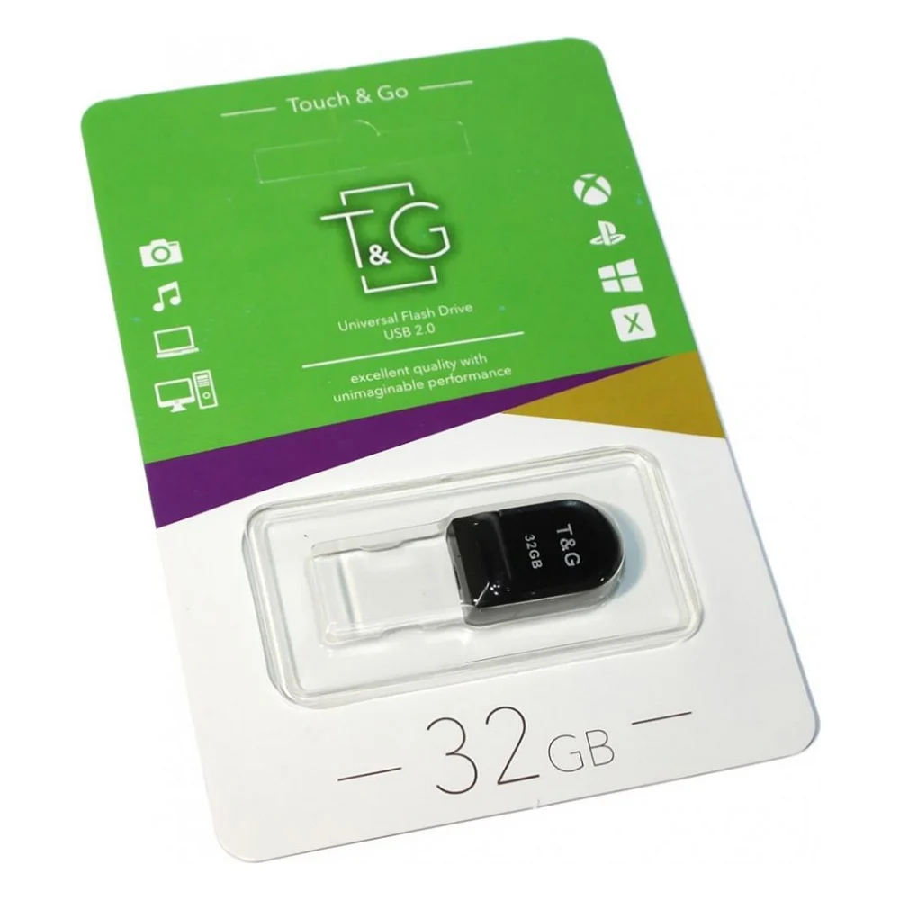 USB флеш накопичувач T&G 32GB 010 Shorty Series USB 2.0 (TG010-32GB)
