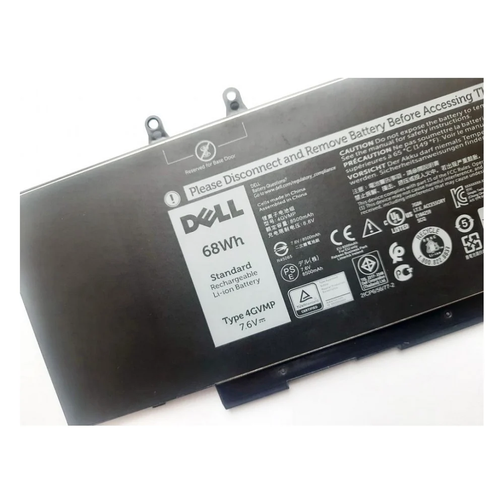 Акумулятор до ноутбука Dell Latitude 5500 4GVMP, 68Wh (8500mAh), 4cell, 7.6V, Li-ion (A47508) — фото 3