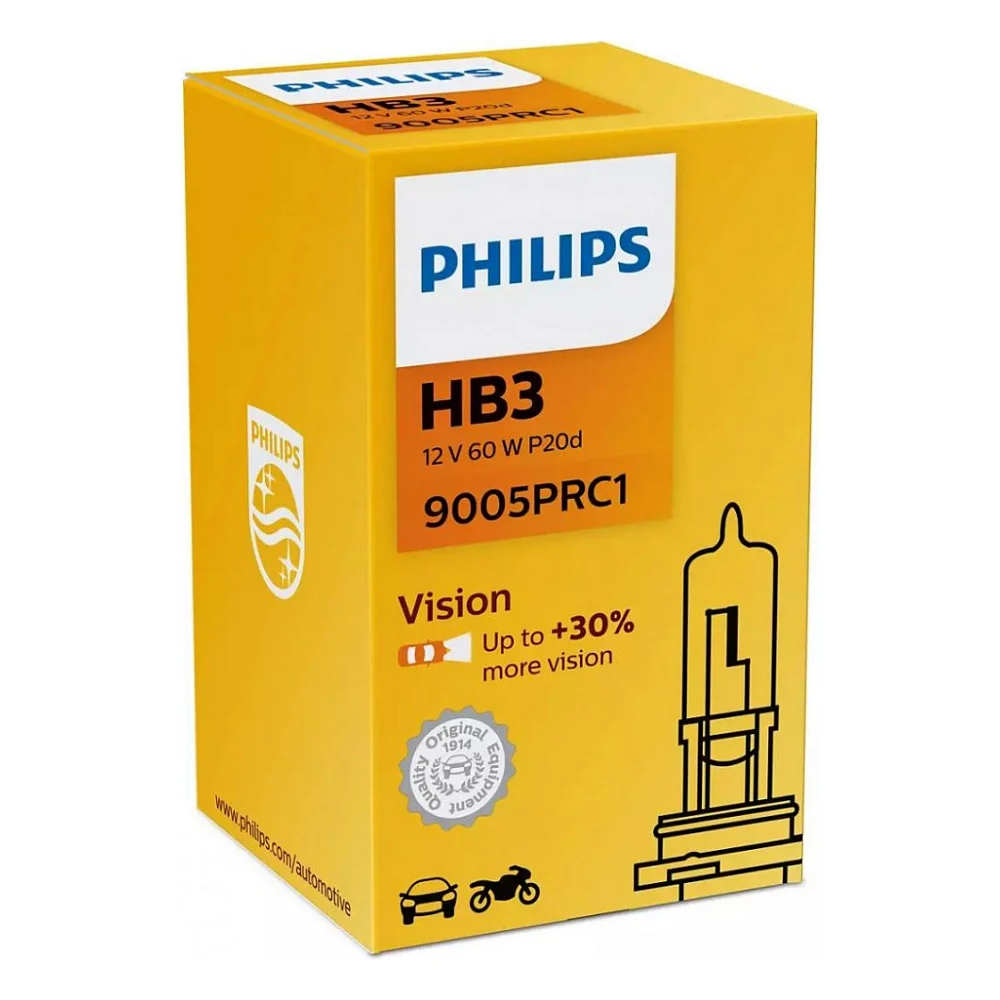 Автолампа Philips галогенова 60W (PS 9005 PR C1)