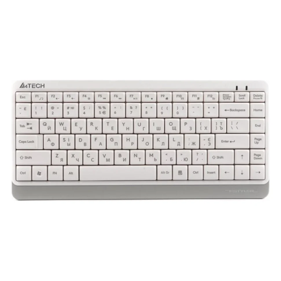 Клавіатура A4Tech FK11 Fstyler Compact Size USB White