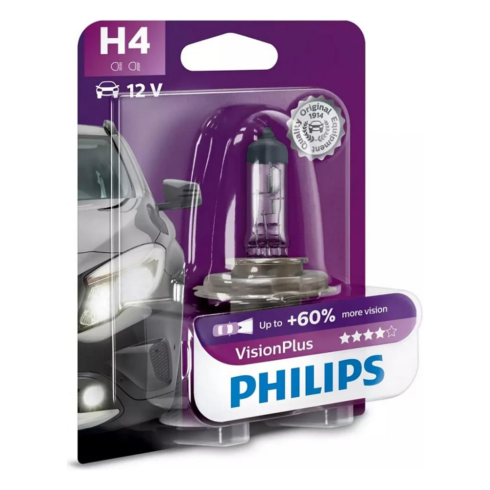 Автолампа Philips галогенова 60/55W (12342 VP B1) — фото 2