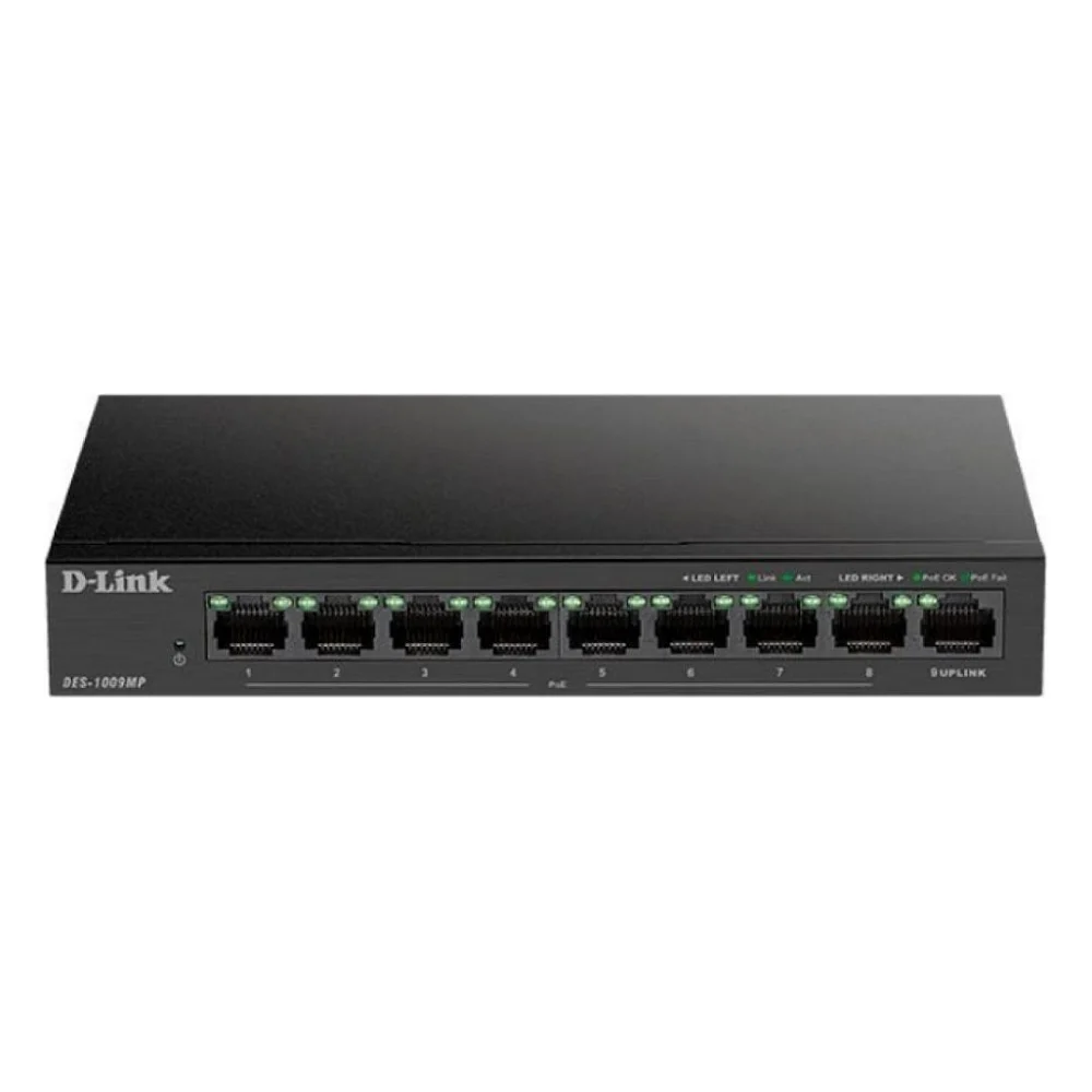 Комутатор мережевий D-Link DES-1009MP