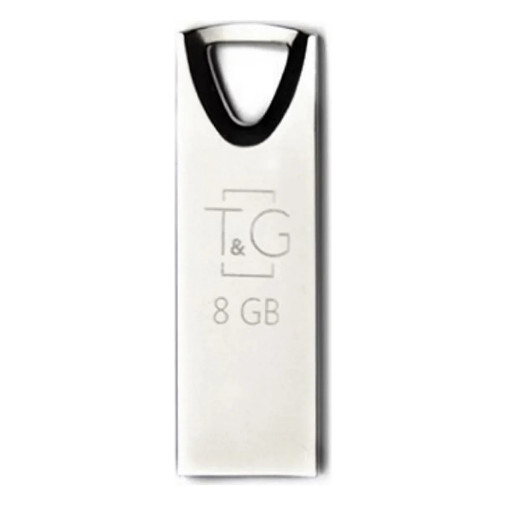 USB флеш накопичувач T&G 8GB 117 Metal Series Silver USB 2.0 (TG117SL-8G)