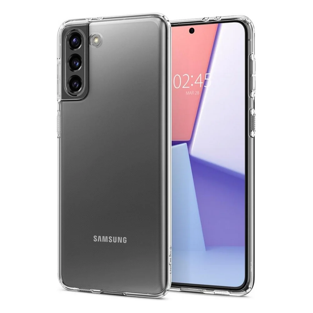 Чохол до моб. телефона Spigen Samsung Galaxy S21 Crystal Flex, Crystal Clear (ACS02447) — фото 2