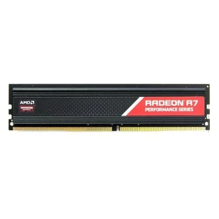 Модуль пам'яті для комп'ютера DDR4 4GB 2400 MHz AMD (R744G2400U1S-U)
