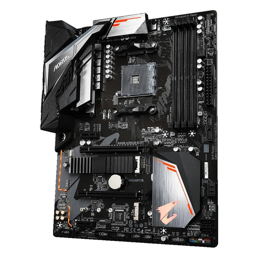 Материнська плата Gigabyte B450 AORUS ELITE V2 — фото 3