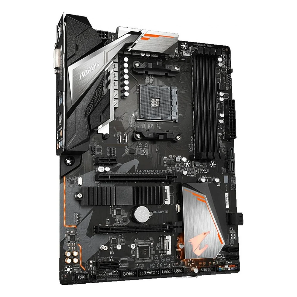 Материнська плата Gigabyte B450 AORUS ELITE V2 — фото 4