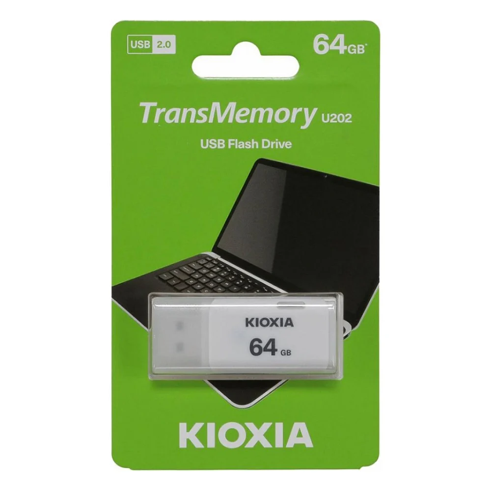 USB флеш накопичувач Kioxia 64GB U202 White USB 2.0 (LU202W064GG4) — фото 4