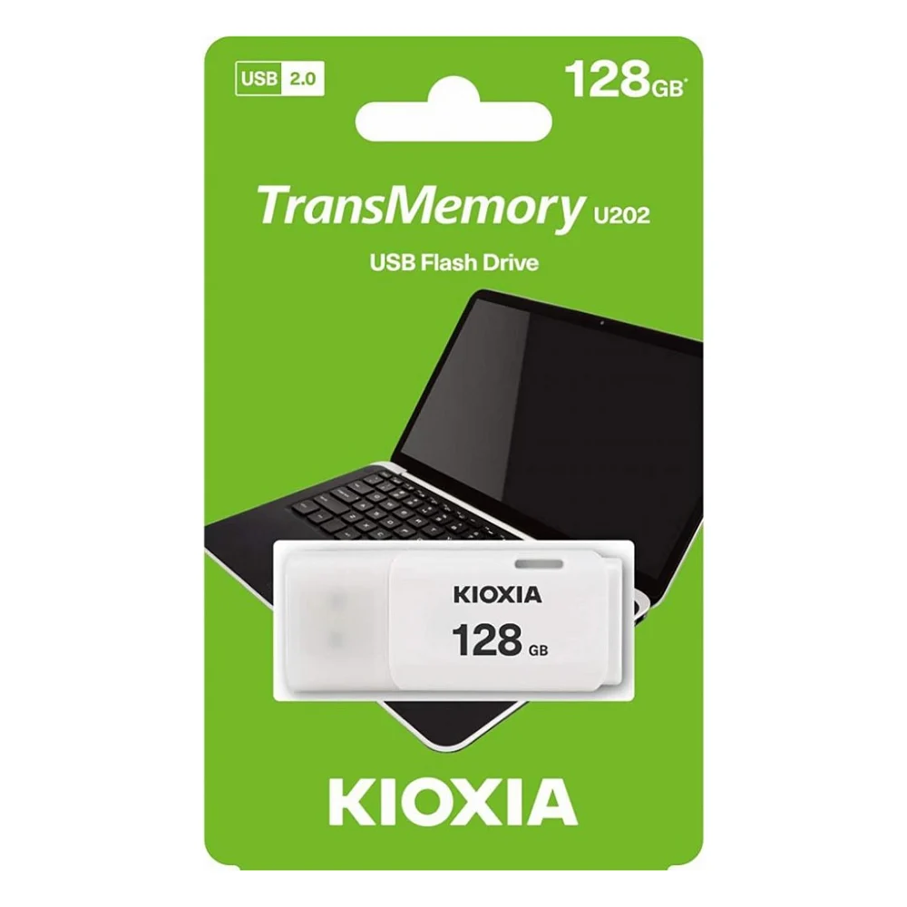 USB флеш накопичувач Kioxia 128GB U202 White USB2.0 (LU202W128GG4) — фото 4