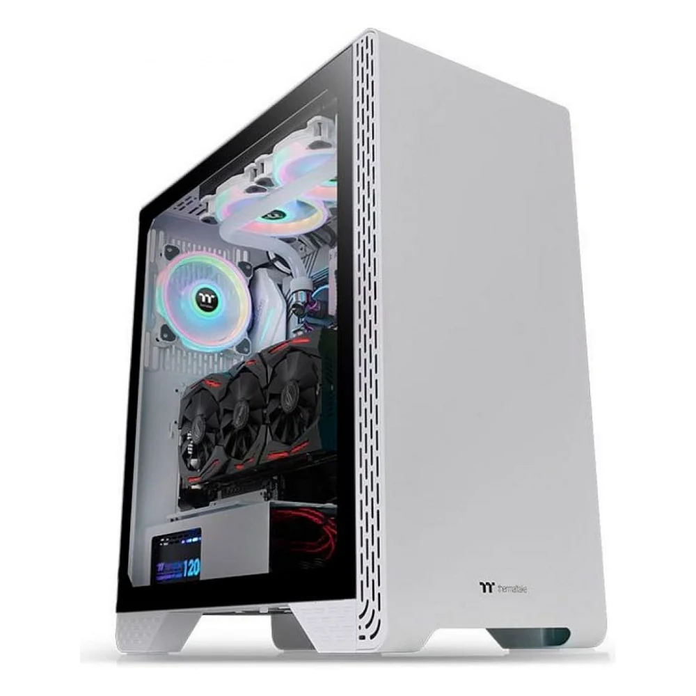 Корпус ThermalTake S300 TG Snow (CA-1P5-00M6WN-00)