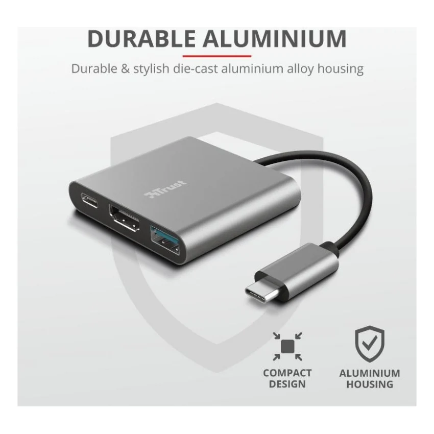 Концентратор Trust Dalyx 3-in-1 Multiport USB-C (23772) — фото 10