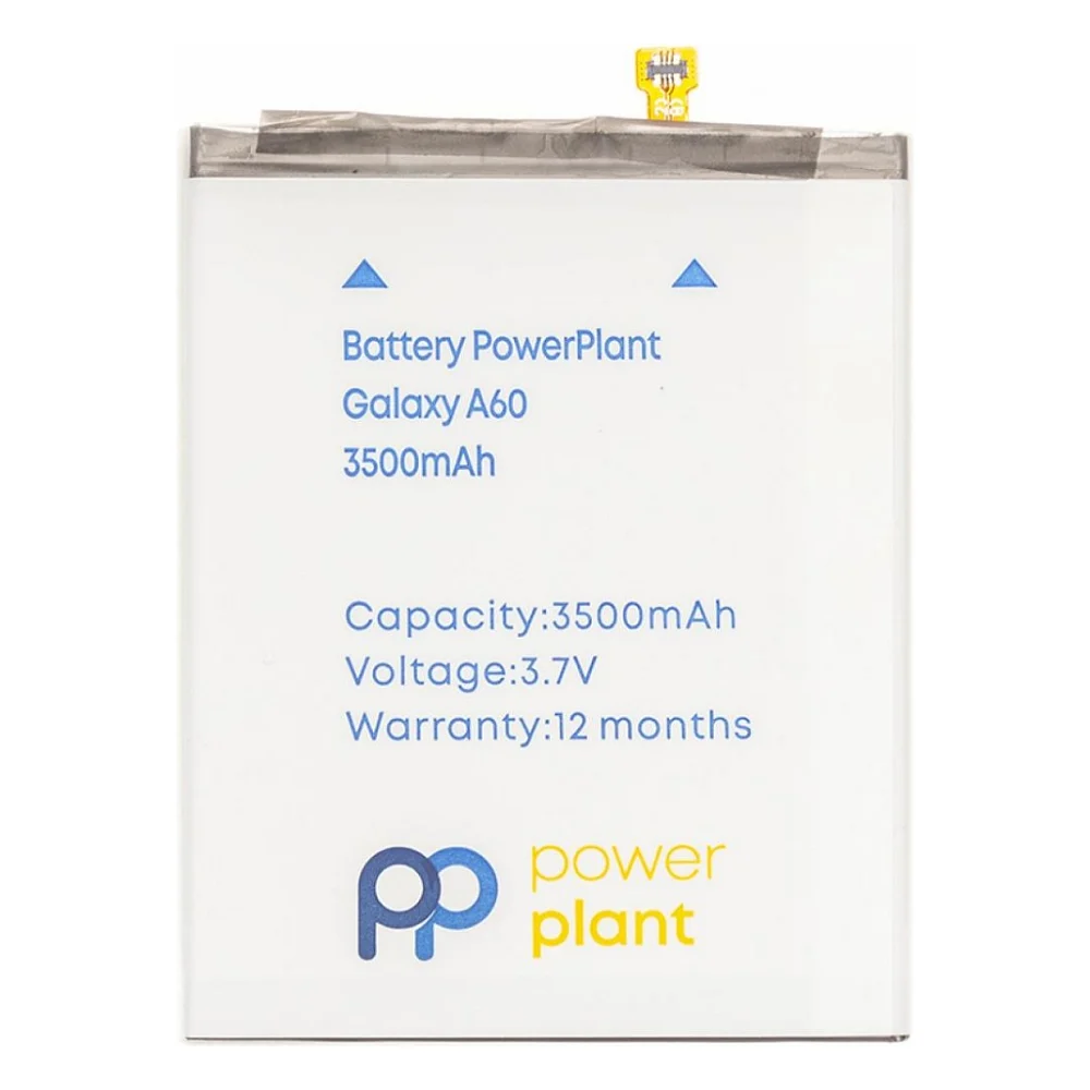Акумуляторна батарея для телефону PowerPlant Samsung Galaxy A60 (EB-BA606ABU) 3500mAh (SM170708)