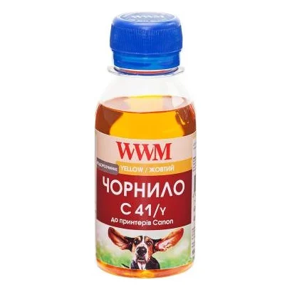 Чорнило WWM CANON CL41/51/CLI8 100г Yellow (C41/Y-2)