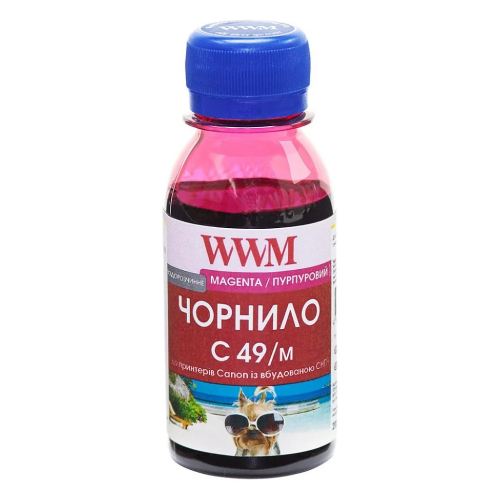 Чорнило WWM Canon GI-490 100г Magenta (C49/M-2)