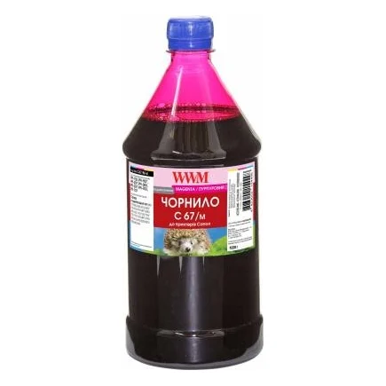 Чорнило WWM Canon IPF-107 1000г Magenta IPF-107M (C67/M-4)