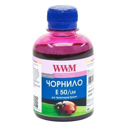 Чорнило WWM Epson Stylus Photo R200/R340/RX620 1000г Light Magenta Water (E50/LM-4)