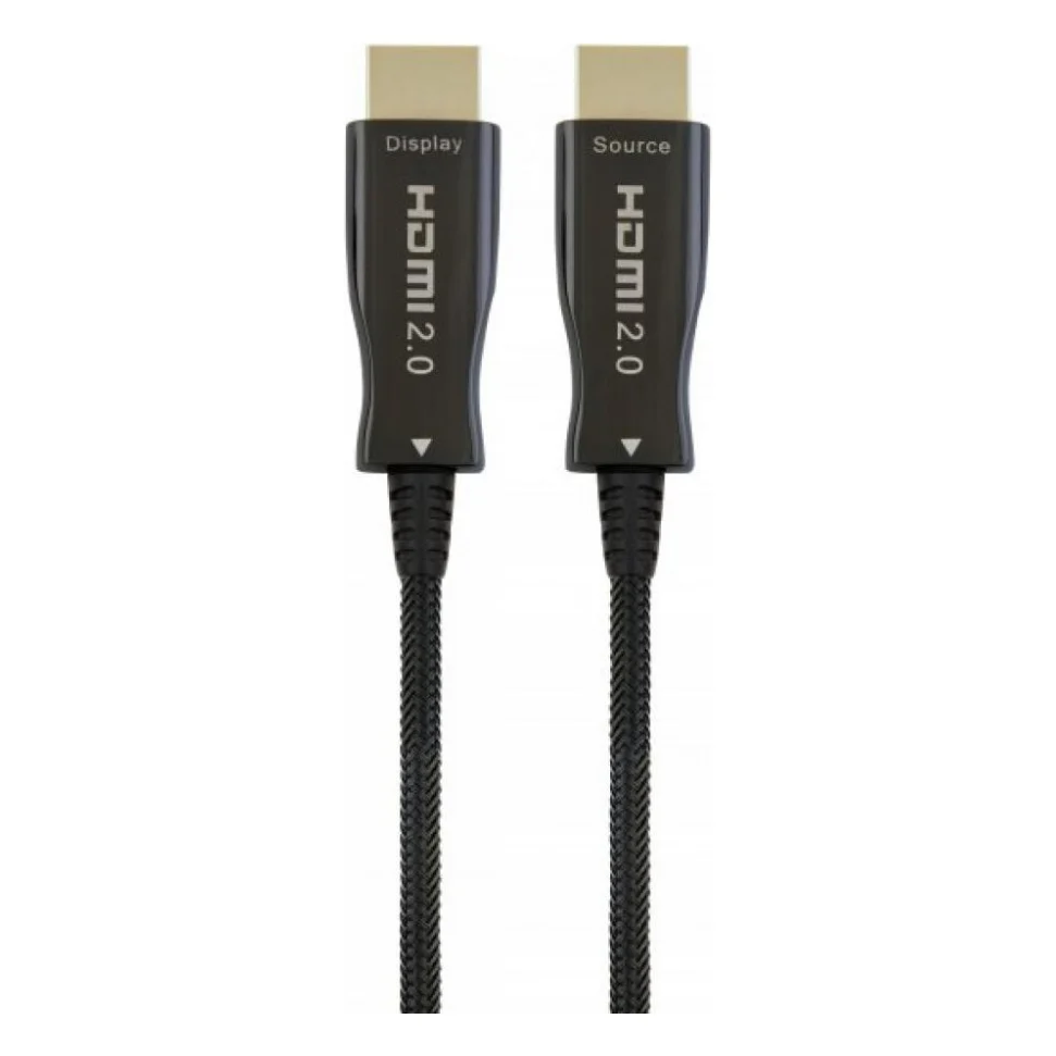 Кабель мультимедійний HDMI to HDMI 30m AOC V2.0 Cablexpert (CCBP-HDMI-AOC-30M)