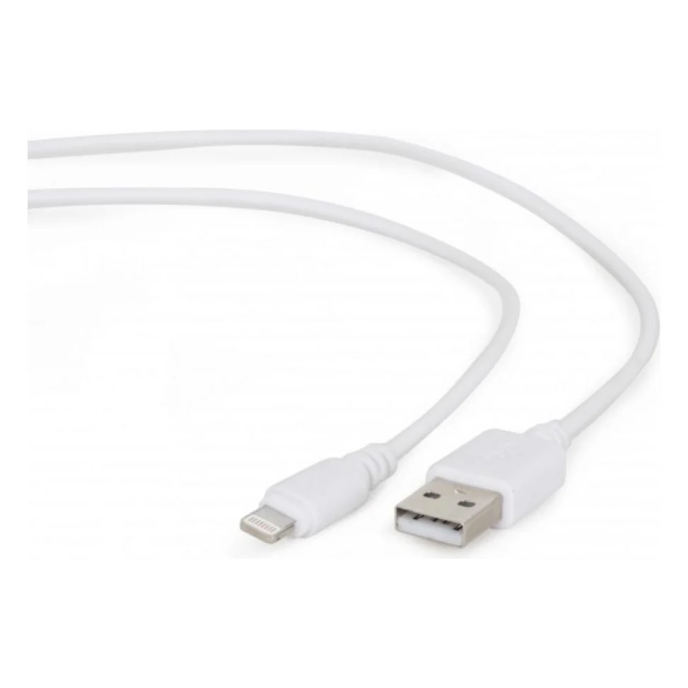 Дата кабель USB 2.0 AM to Lightning 2.0m Cablexpert (CC-USB2-AMLM-2M-W)