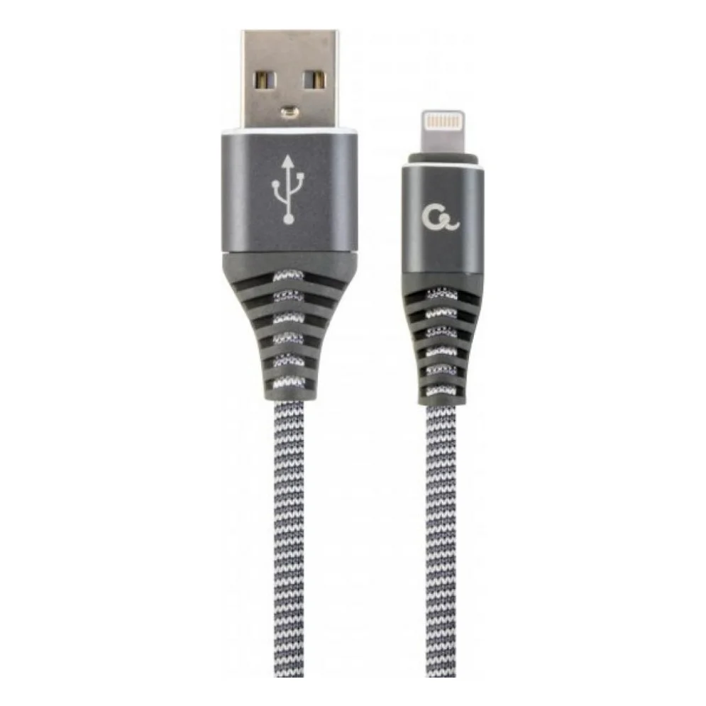 Дата кабель USB 2.0 AM to Lightning 1.0m Cablexpert (CC-USB2B-AMLM-1M-WB2)