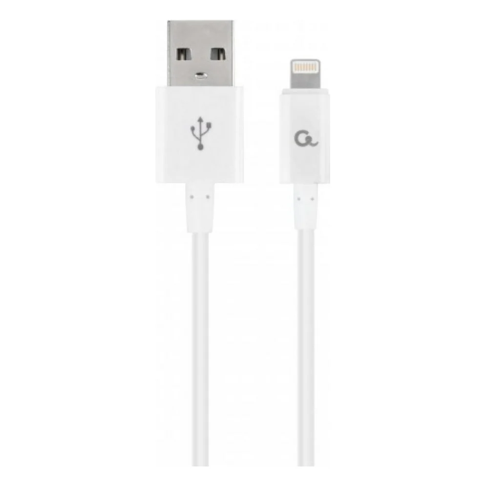 Дата кабель USB 2.0 AM to Lightning 2.0m Cablexpert (CC-USB2P-AMLM-2M-W)