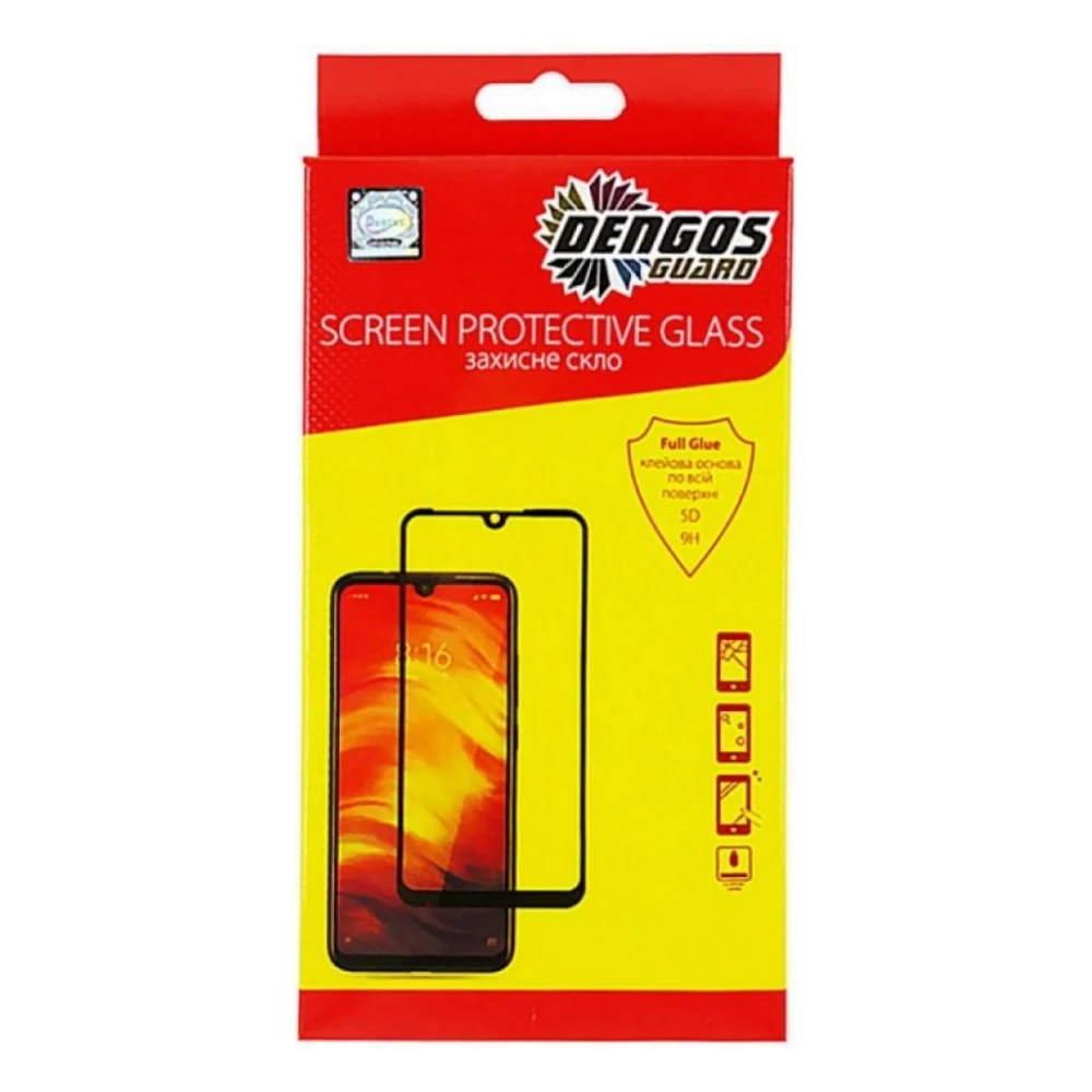 Скло захисне Dengos Full Glue Samsung Galaxy A52 (black) (TGFG-167)