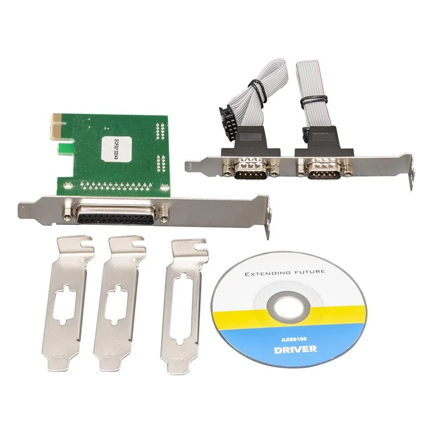 Контролер Frime AX99100 (ECF-PCIto2S1PAX99100.LP) PCI-E-2xRS232+1xLTP