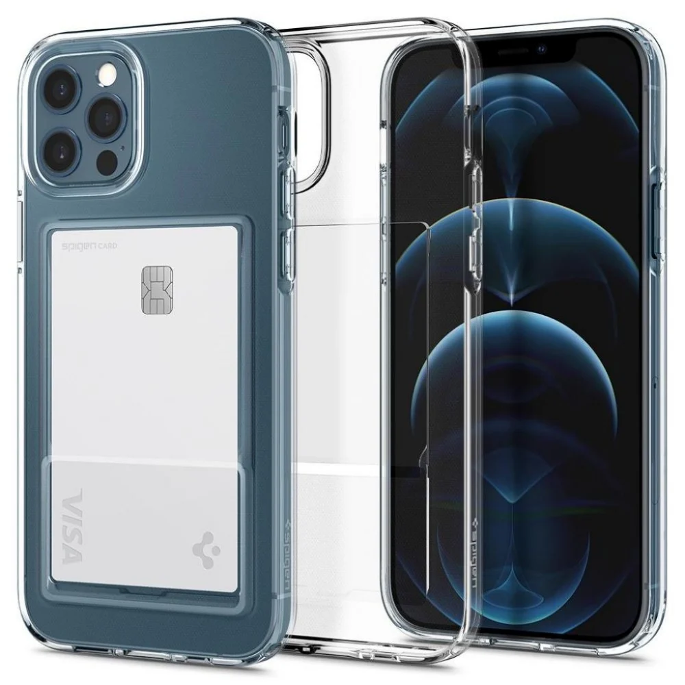 Чохол до моб. телефона Spigen iPhone 12 /12 Pro Crystal Slot, Crystal Clear (ACS02576) — фото 2