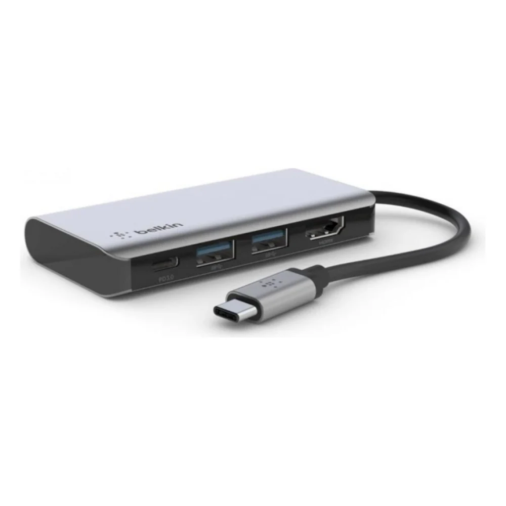 Концентратор Belkin USB-C 4in1 Multiport Dock (AVC006BTSGY)