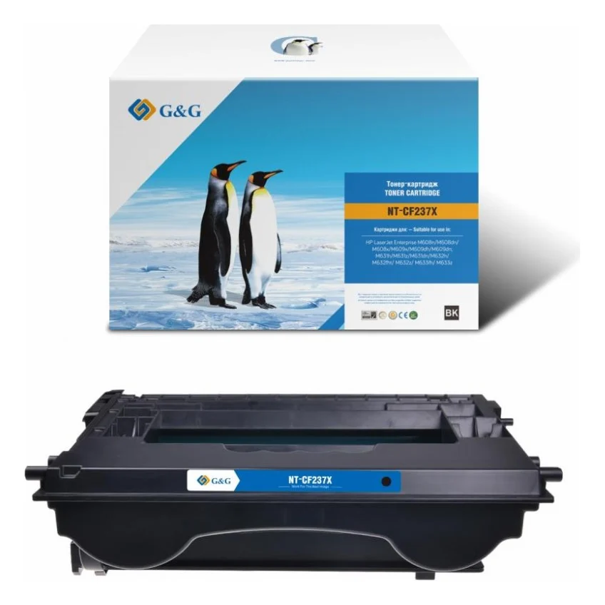 Картридж G&G HP 37X LJ M608/M609/M631/M632 CF237X Black 30K (G&G-CF237X_JUMBO)
