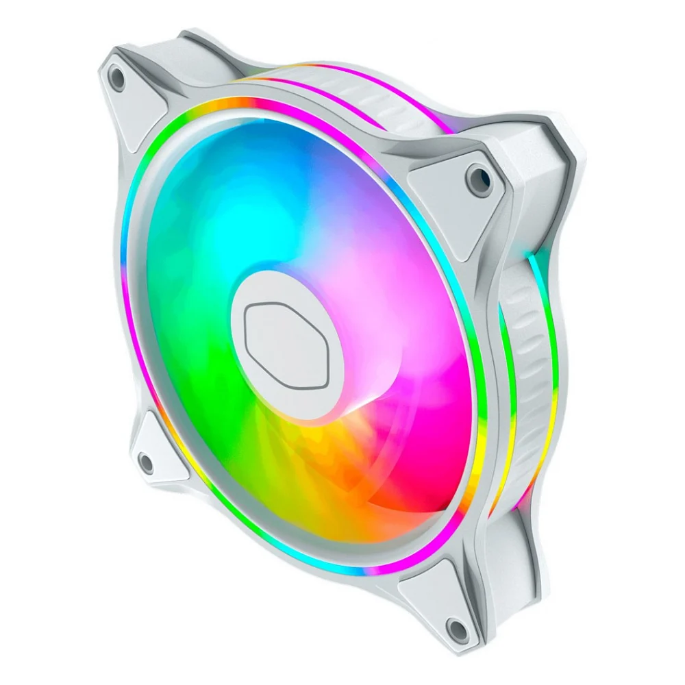 Кулер до корпусу CoolerMaster MASTERFAN MF120 HALO WHITE EDITION (MFL-B2DW-18NPA-R1) — фото 3