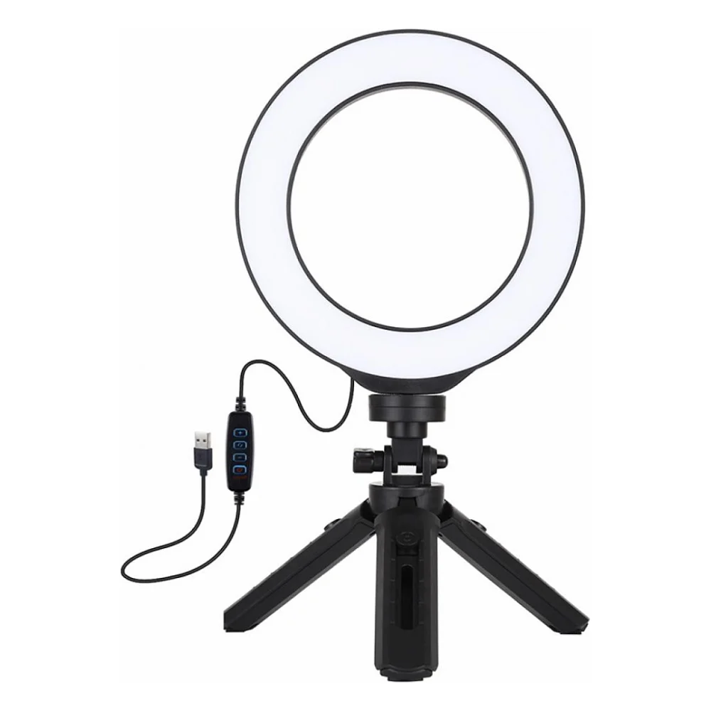 Набір блогера Puluz Ring USB LED lamp PKT3059B 6.2" + table tripod (PKT3059B)