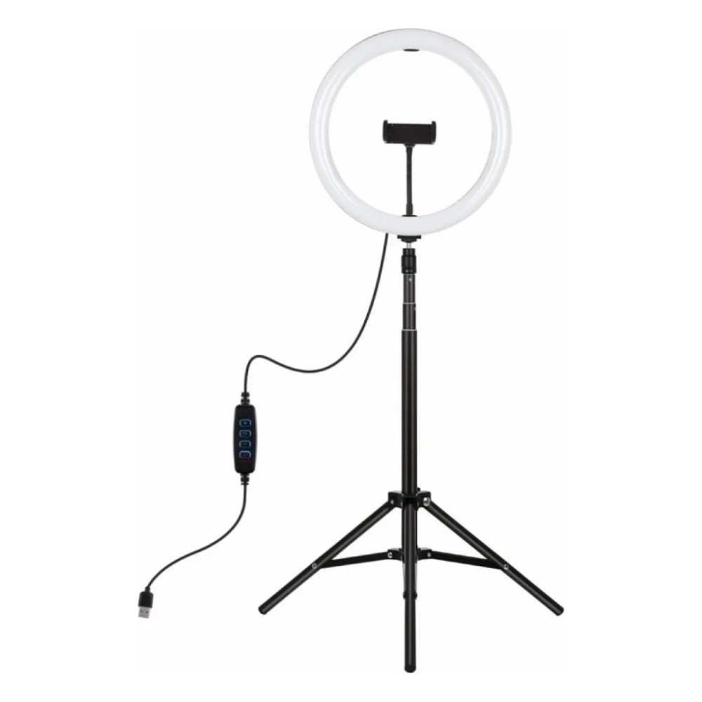 Набір блогера Puluz Ring USB LED lamp PKT3061B 11.8" + tripod 1.65 м (PKT3061B)